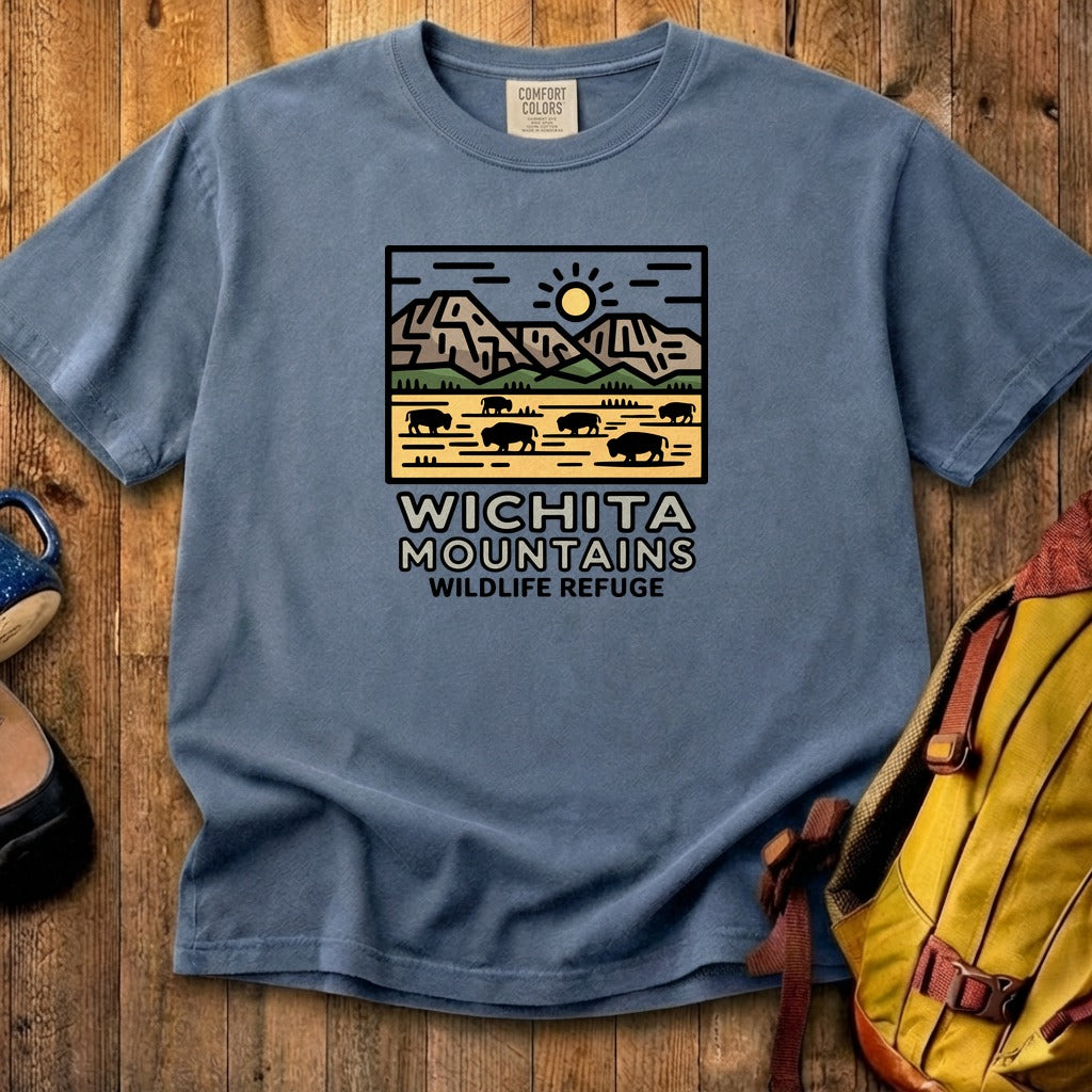 Wichita Mountains Wildlife Refuge Cotton T-Shirt