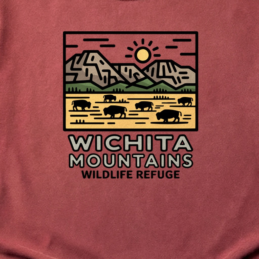 Wichita Mountains Wildlife Refuge Cotton T-Shirt