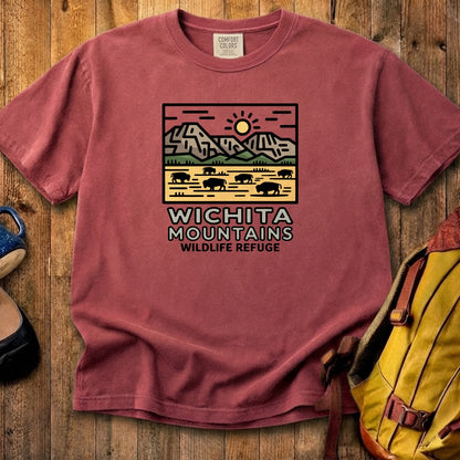 Wichita Mountains Wildlife Refuge Cotton T-Shirt