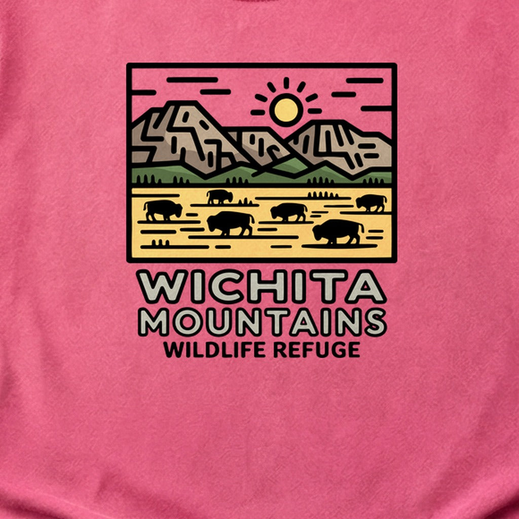 Wichita Mountains Wildlife Refuge Cotton T-Shirt