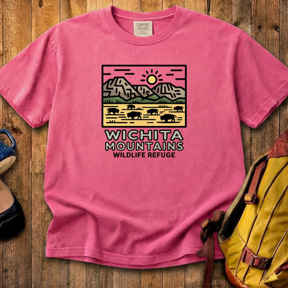 Wichita Mountains Wildlife Refuge Cotton T-Shirt