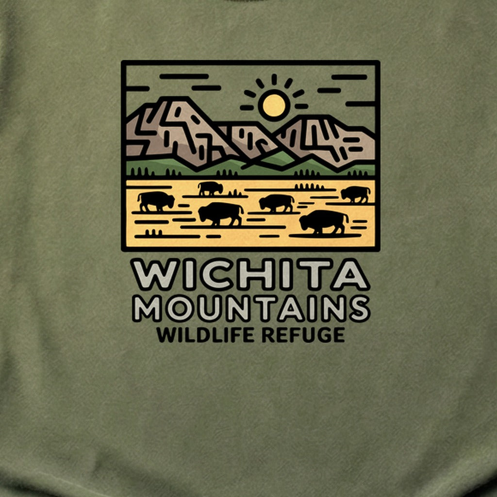Wichita Mountains Wildlife Refuge Cotton T-Shirt