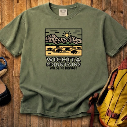 Wichita Mountains Wildlife Refuge Cotton T-Shirt