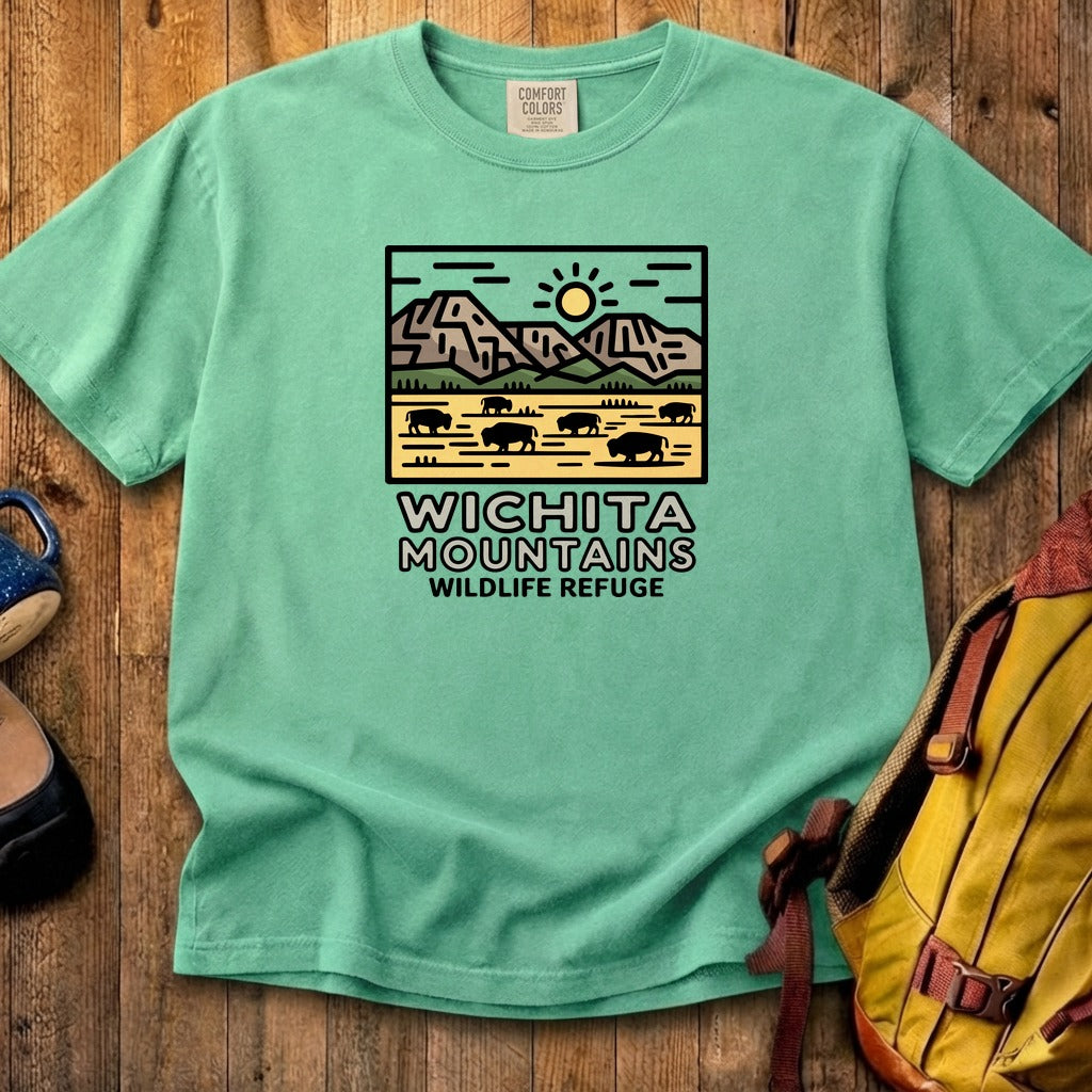 Wichita Mountains Wildlife Refuge Cotton T-Shirt