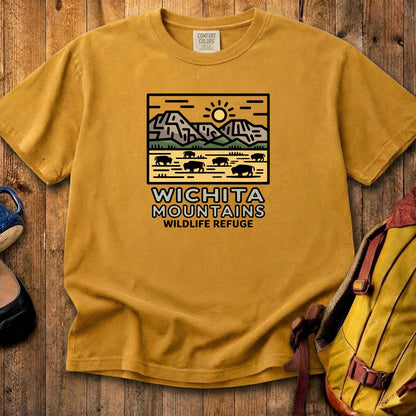 Wichita Mountains Wildlife Refuge Cotton T-Shirt