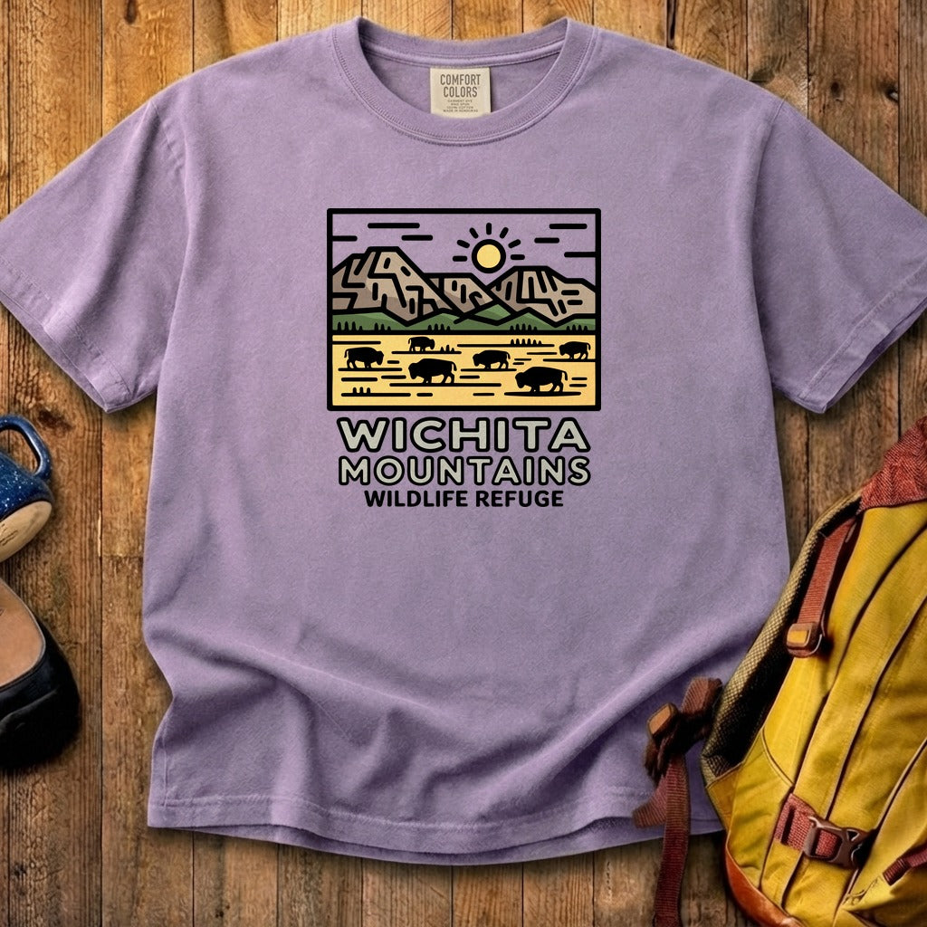 Wichita Mountains Wildlife Refuge Cotton T-Shirt