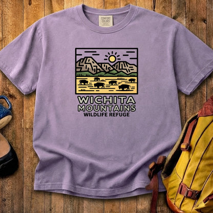 Wichita Mountains Wildlife Refuge Cotton T-Shirt