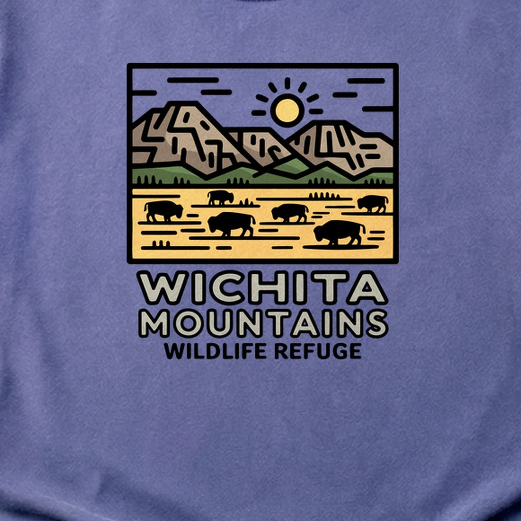 Wichita Mountains Wildlife Refuge Cotton T-Shirt