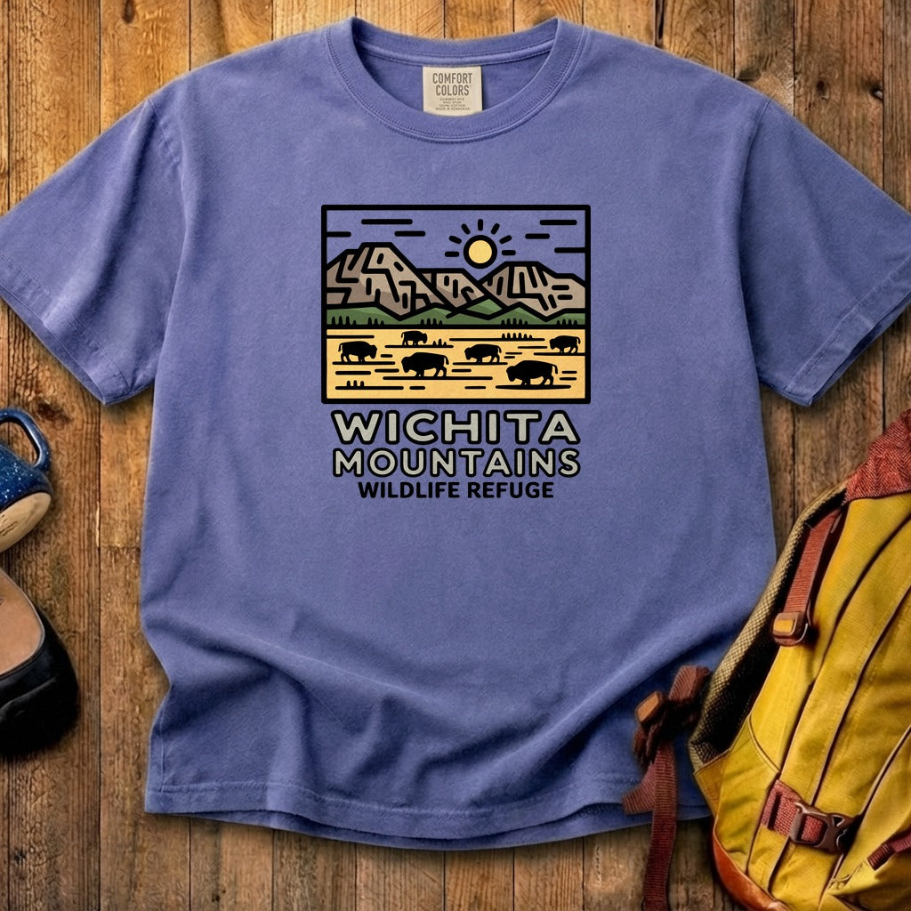 Wichita Mountains Wildlife Refuge Cotton T-Shirt