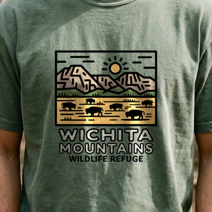 Wichita Mountains Wildlife Refuge Cotton T-Shirt