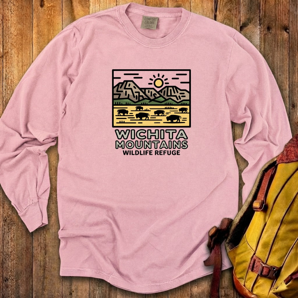 Wichita Mountains Wildlife Refuge Cotton Long Sleeve