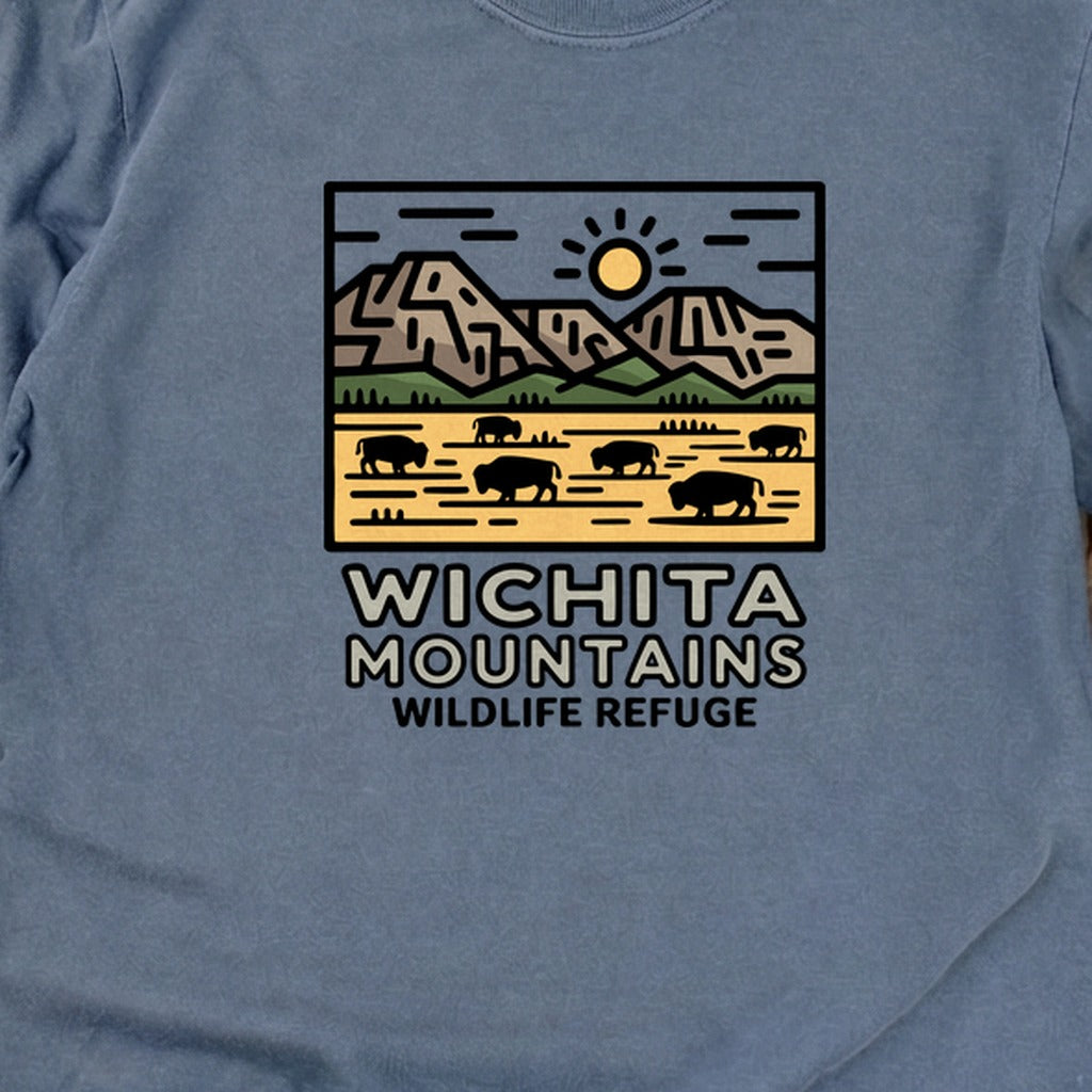 Wichita Mountains Wildlife Refuge Cotton Long Sleeve