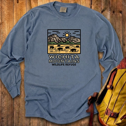Wichita Mountains Wildlife Refuge Cotton Long Sleeve