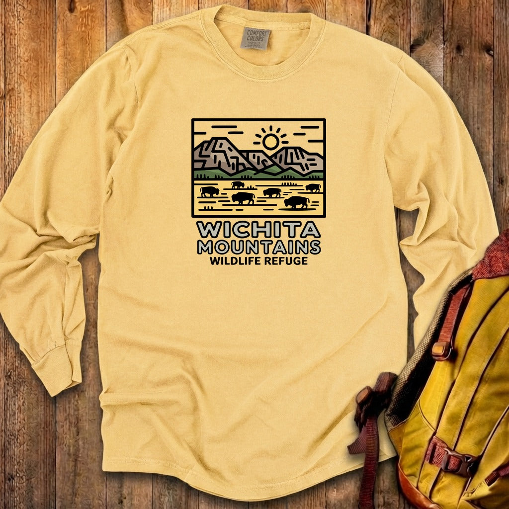 Wichita Mountains Wildlife Refuge Cotton Long Sleeve