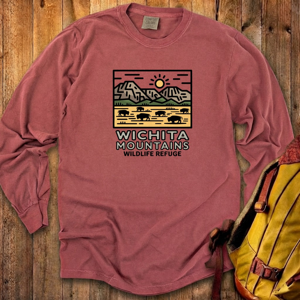 Wichita Mountains Wildlife Refuge Cotton Long Sleeve
