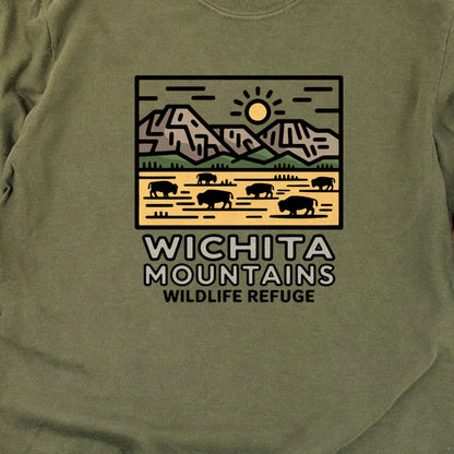 Wichita Mountains Wildlife Refuge Cotton Long Sleeve