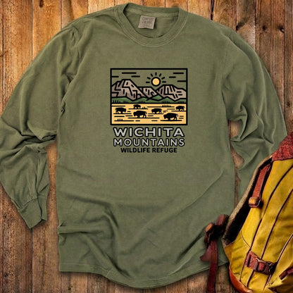 Wichita Mountains Wildlife Refuge Cotton Long Sleeve