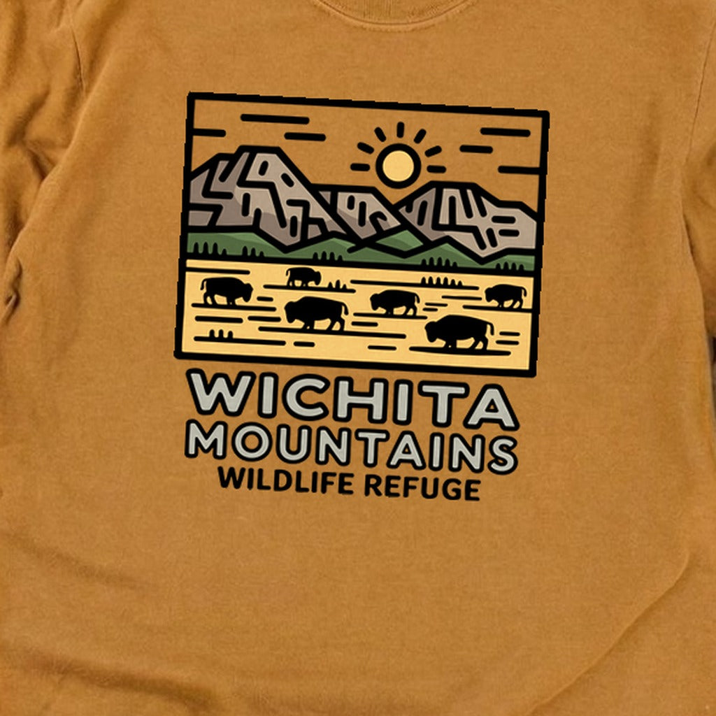 Wichita Mountains Wildlife Refuge Cotton Long Sleeve