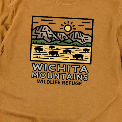 Wichita Mountains Wildlife Refuge Cotton Long Sleeve