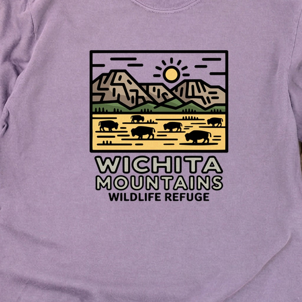 Wichita Mountains Wildlife Refuge Cotton Long Sleeve