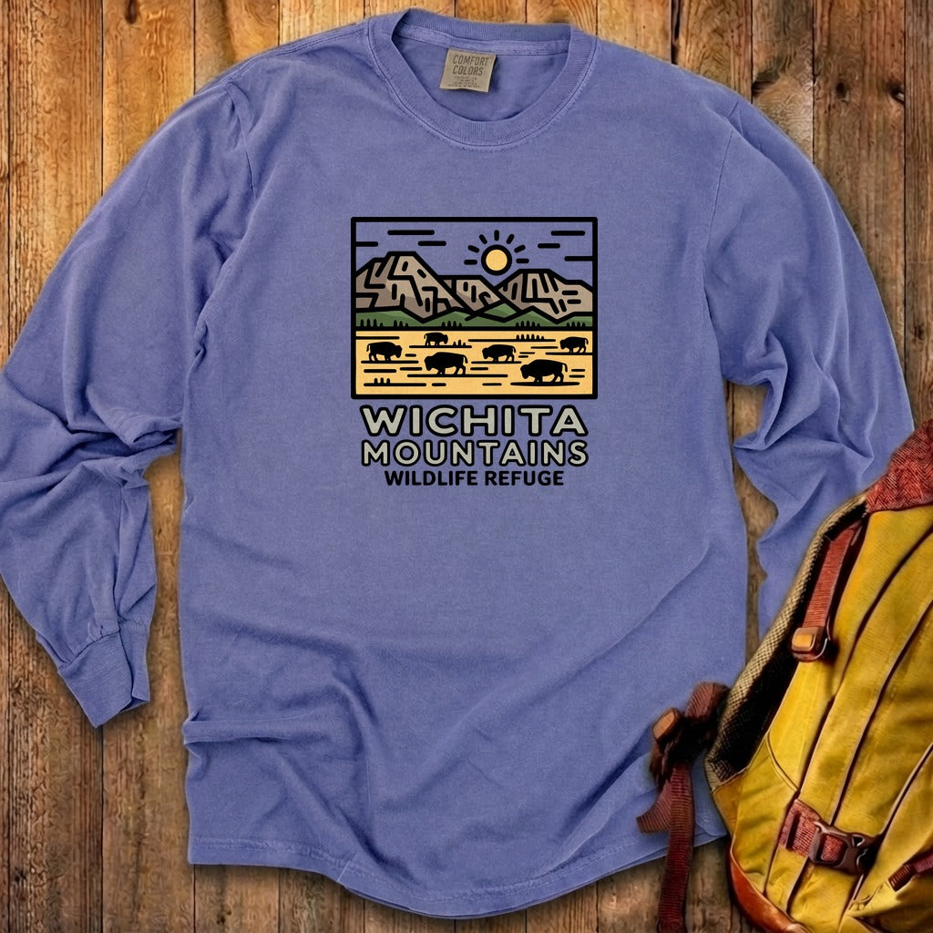 Wichita Mountains Wildlife Refuge Cotton Long Sleeve