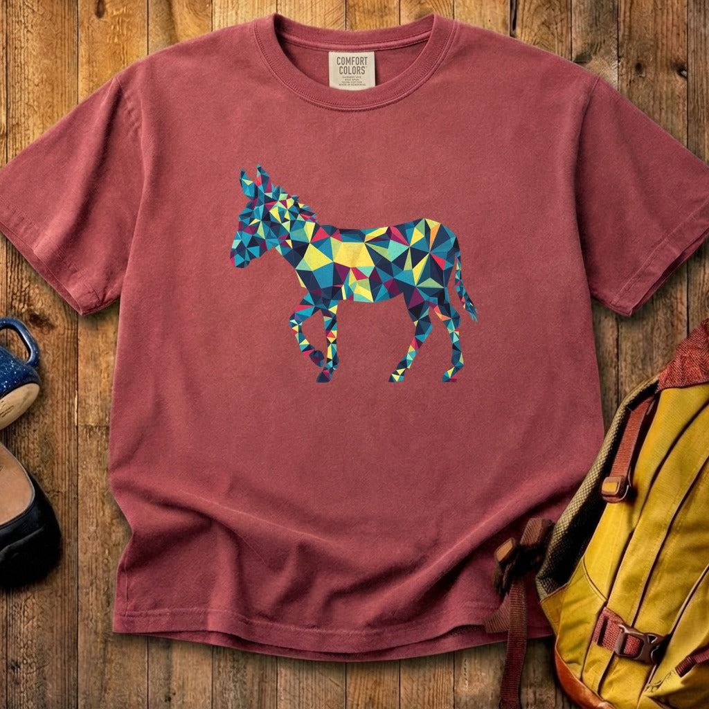 Wild Burro Mosaic Cotton T-Shirt