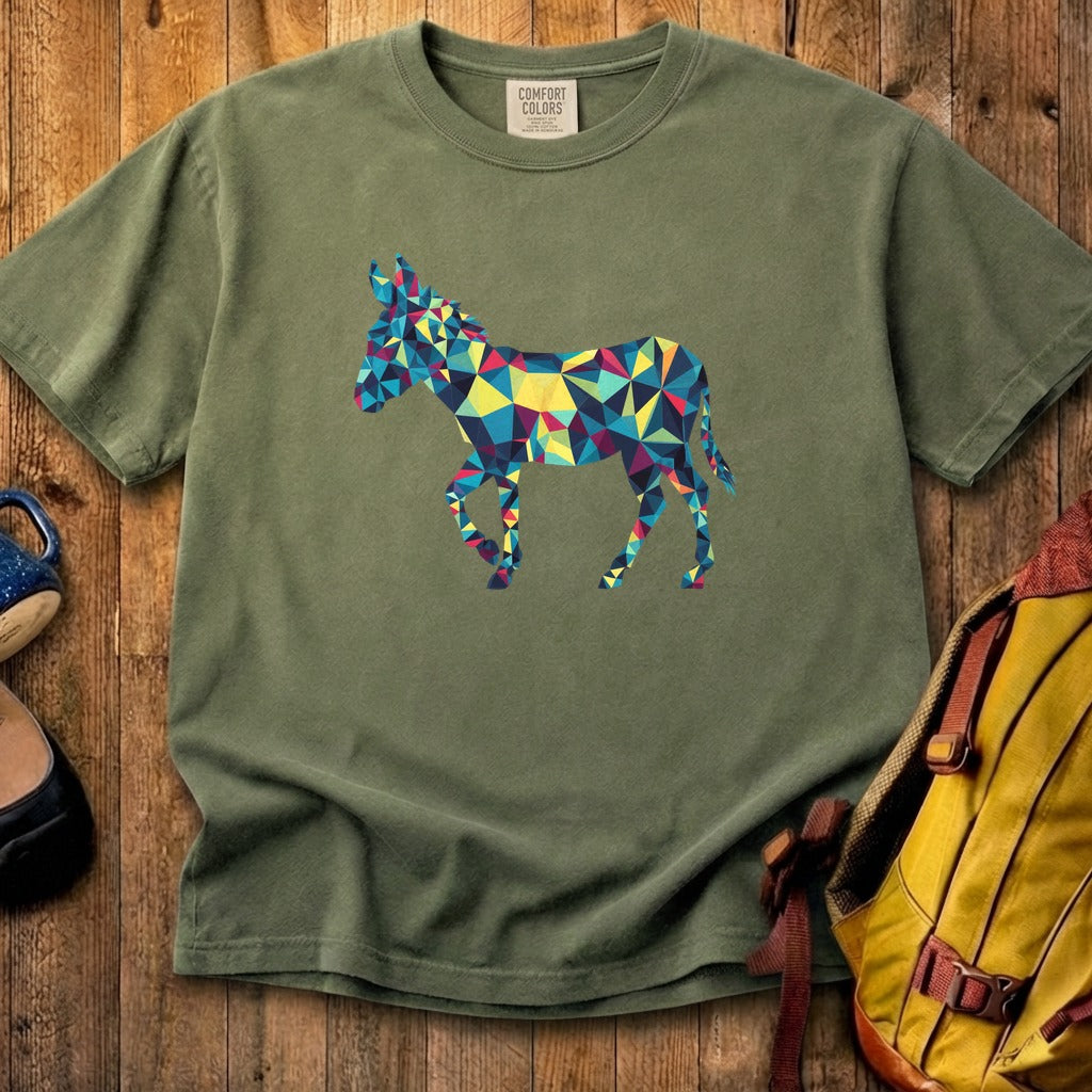 Wild Burro Mosaic Cotton T-Shirt