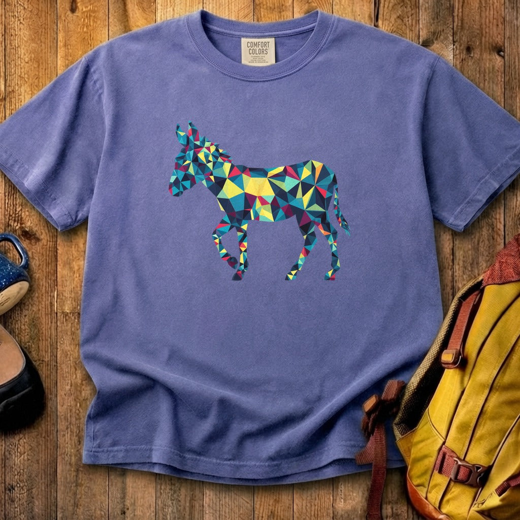 Wild Burro Mosaic Cotton T-Shirt