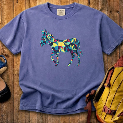 Wild Burro Mosaic Cotton T-Shirt
