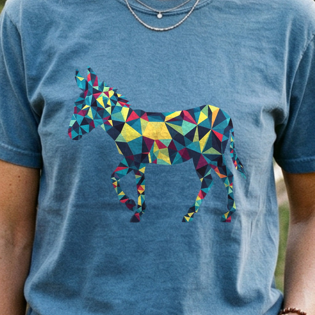 Wild Burro Mosaic Cotton T-Shirt