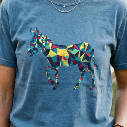 Wild Burro Mosaic Cotton T-Shirt