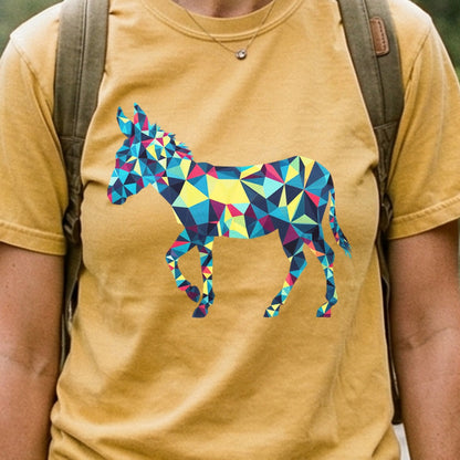 Wild Burro Mosaic Cotton T-Shirt