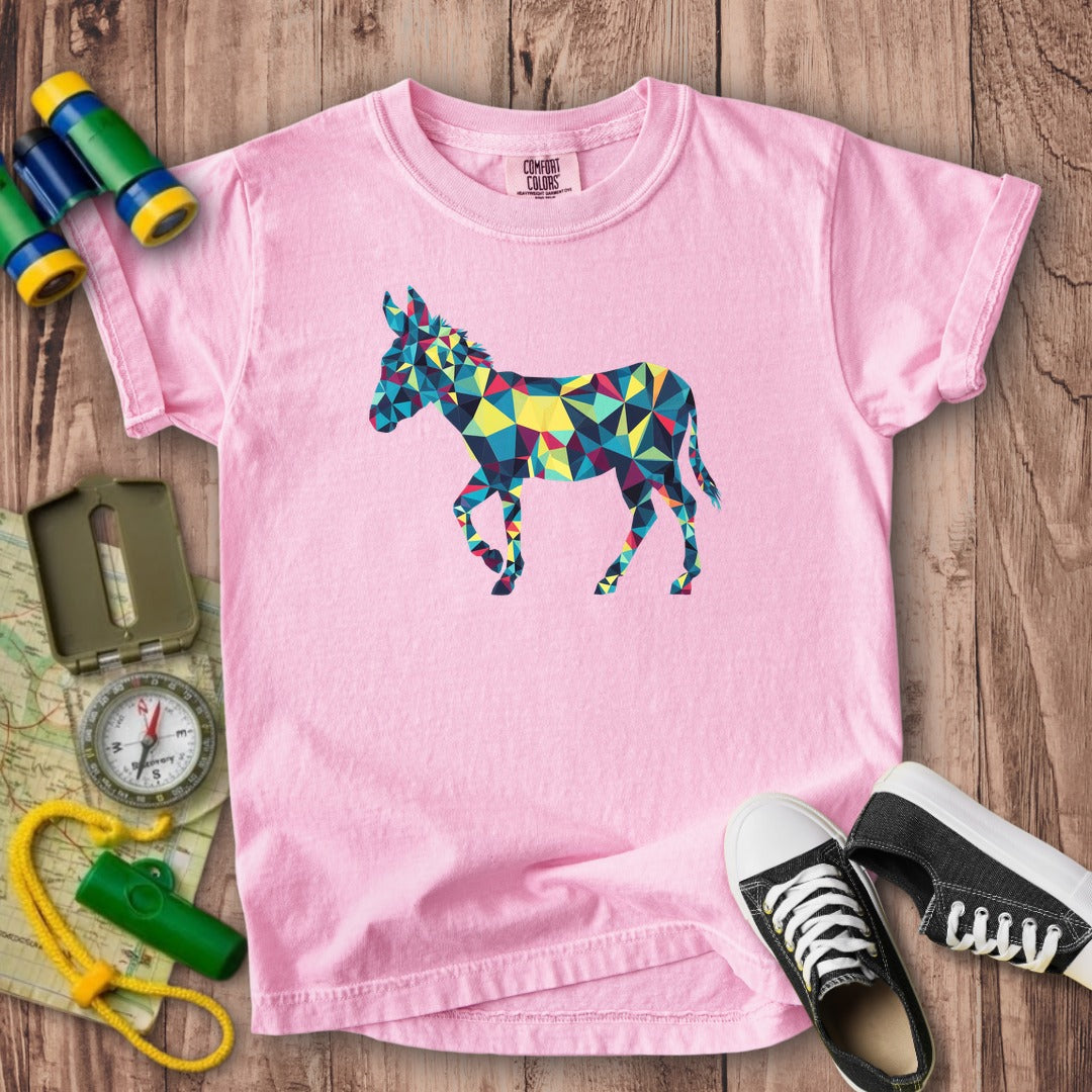 Wild Burro Mosaic Kids Cotton T-Shirt
