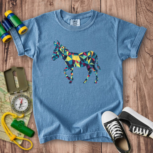 Wild Burro Mosaic Kids Cotton T-Shirt