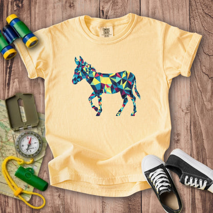 Wild Burro Mosaic Kids Cotton T-Shirt