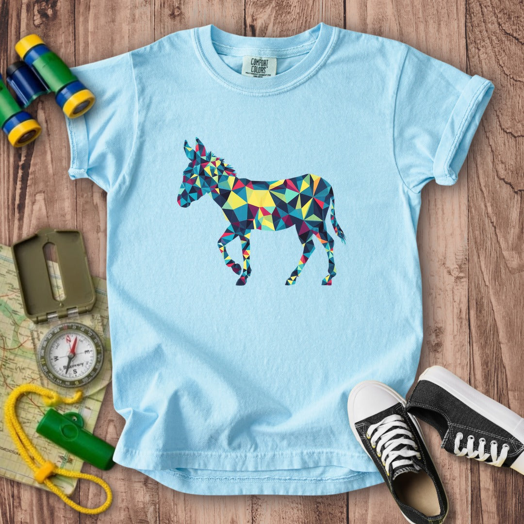 Wild Burro Mosaic Kids Cotton T-Shirt