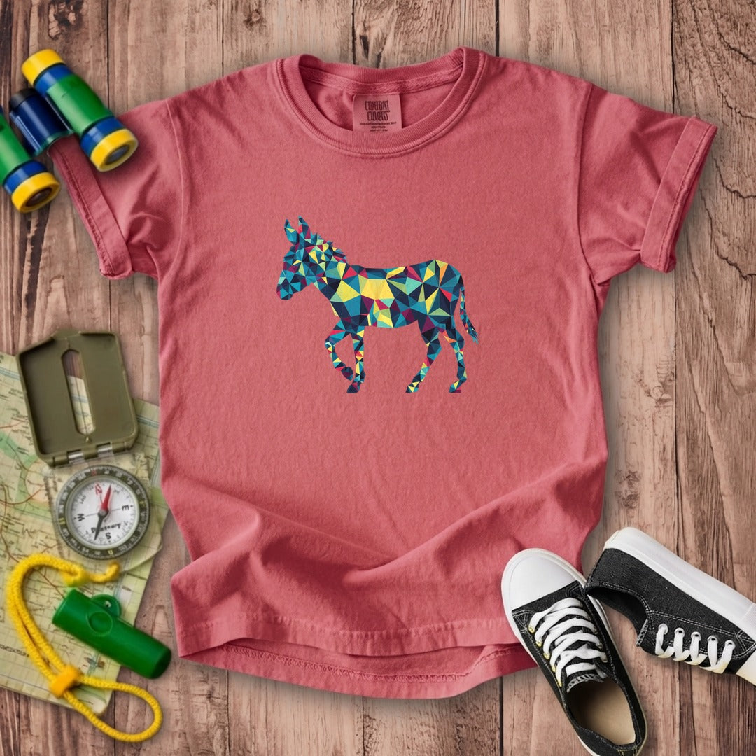Wild Burro Mosaic Kids Cotton T-Shirt