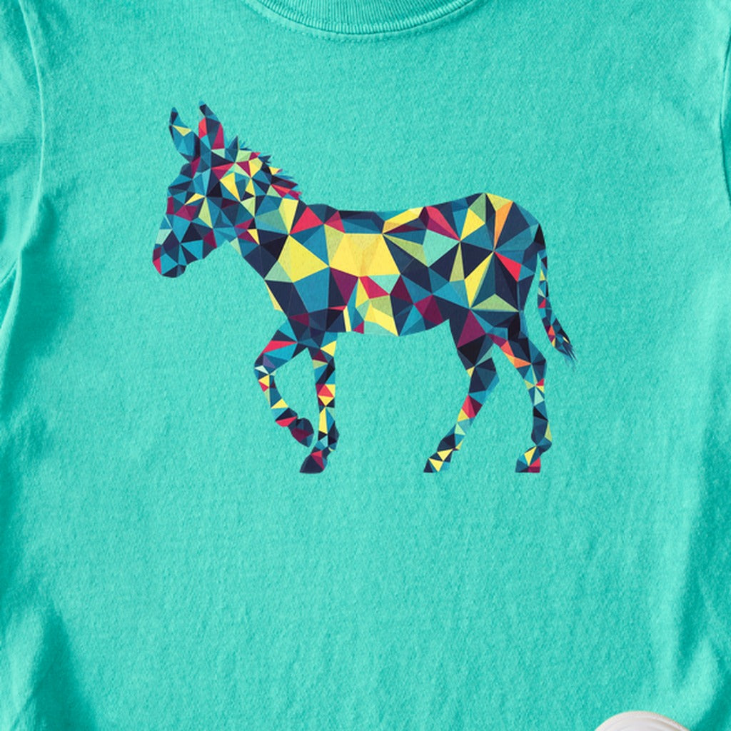 Wild Burro Mosaic Kids Cotton T-Shirt
