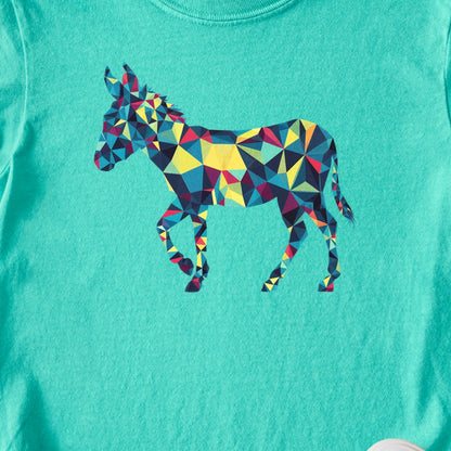 Wild Burro Mosaic Kids Cotton T-Shirt