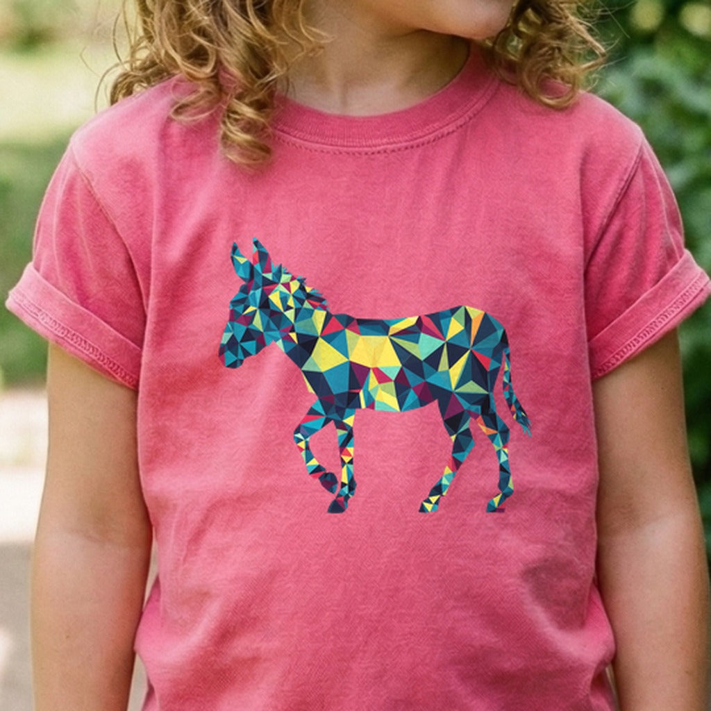 Wild Burro Mosaic Kids Cotton T-Shirt