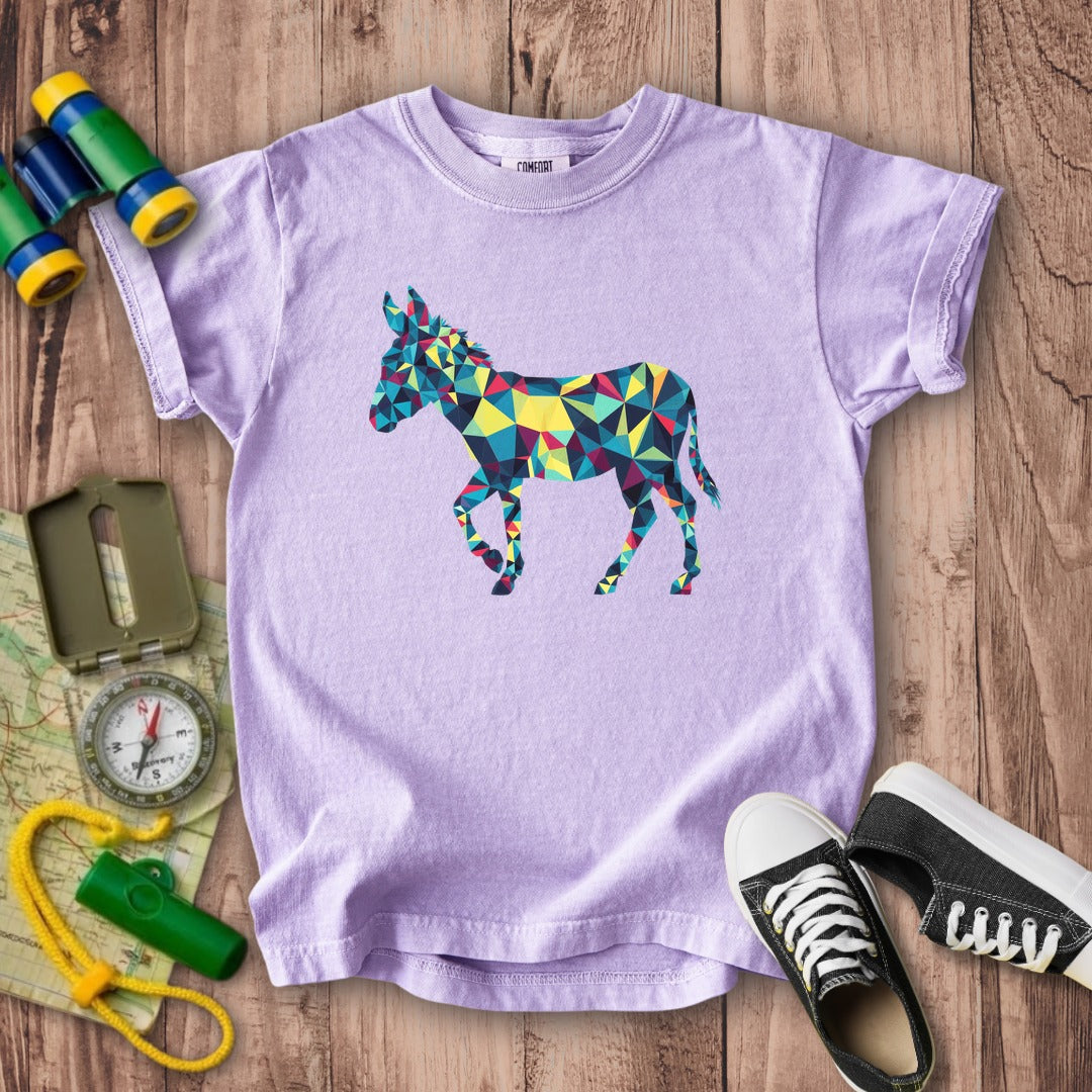 Wild Burro Mosaic Kids Cotton T-Shirt