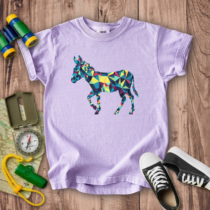 Wild Burro Mosaic Kids Cotton T-Shirt