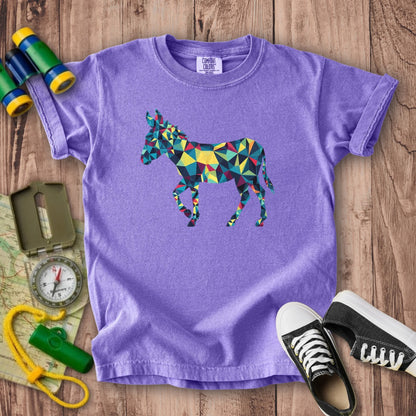 Wild Burro Mosaic Kids Cotton T-Shirt
