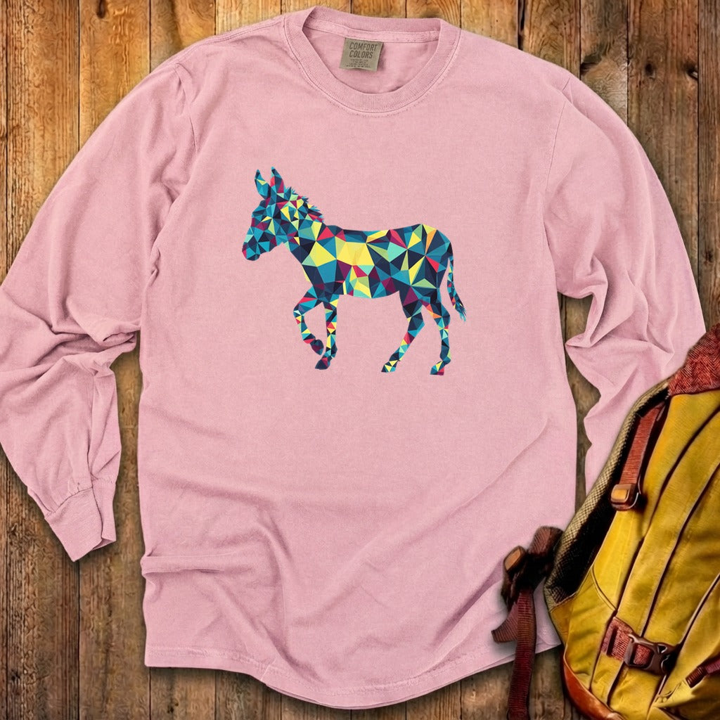 Wild Burro Mosaic Cotton Long Sleeve
