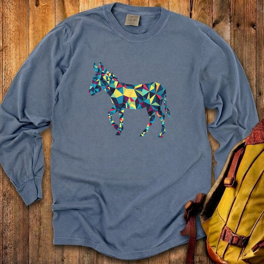 Wild Burro Mosaic Cotton Long Sleeve
