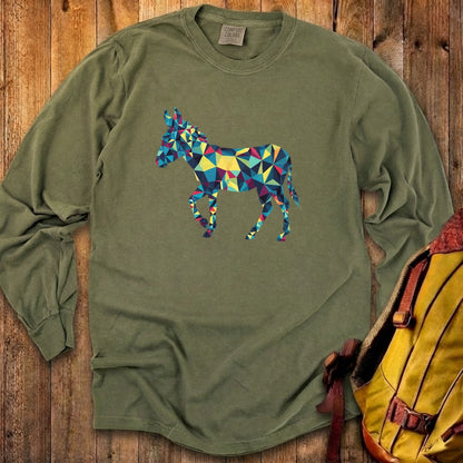 Wild Burro Mosaic Cotton Long Sleeve