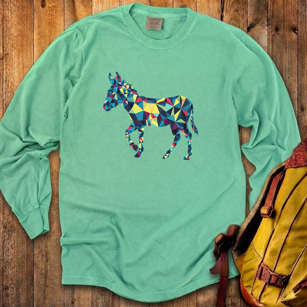 Wild Burro Mosaic Cotton Long Sleeve