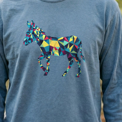 Wild Burro Mosaic Cotton Long Sleeve