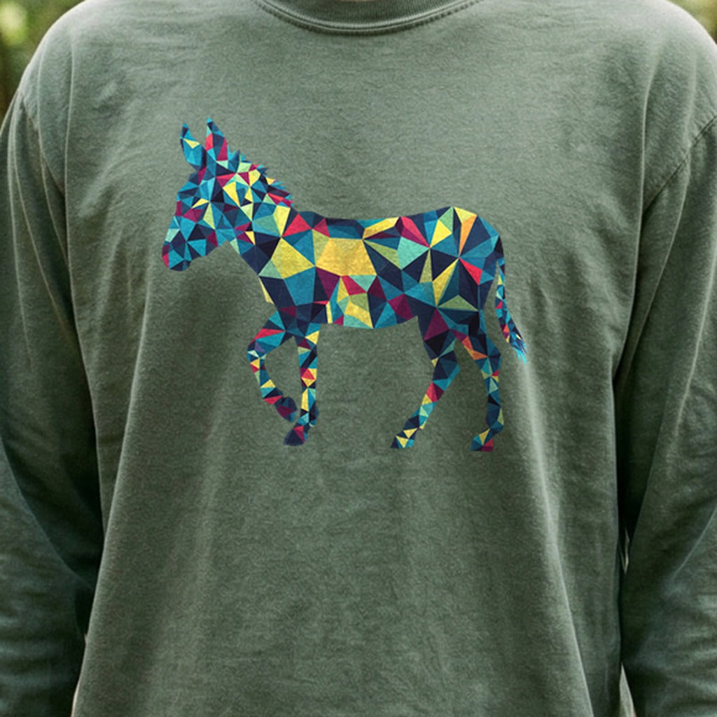 Wild Burro Mosaic Cotton Long Sleeve