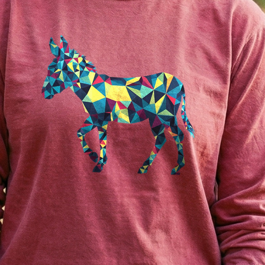 Wild Burro Mosaic Cotton Long Sleeve